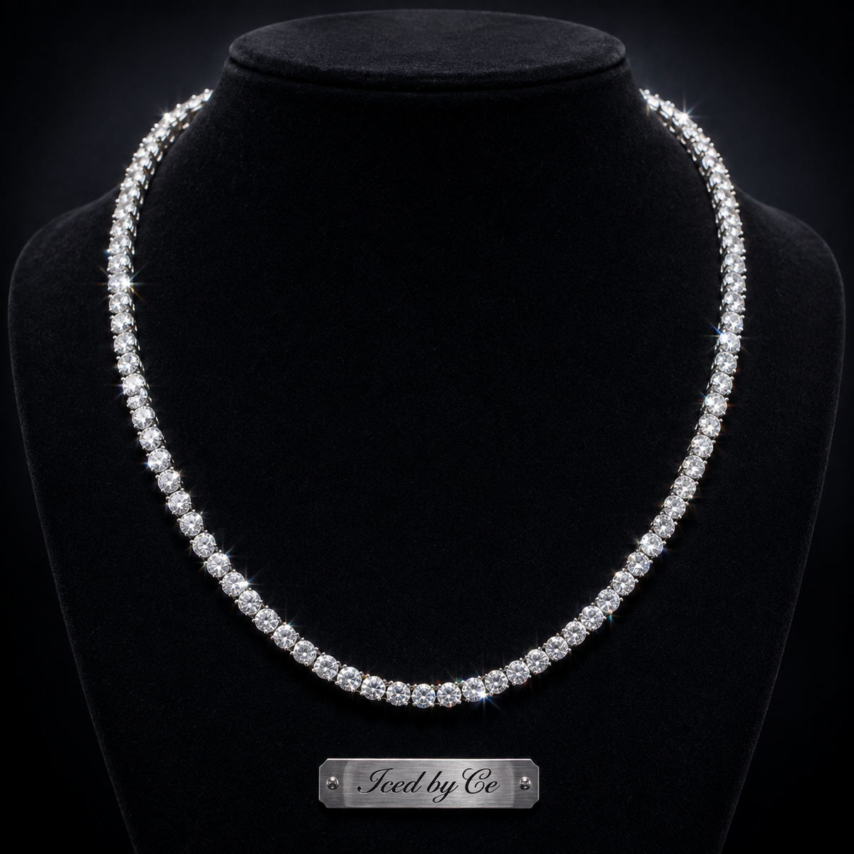 VVS Lab Diamond Tennis Necklace